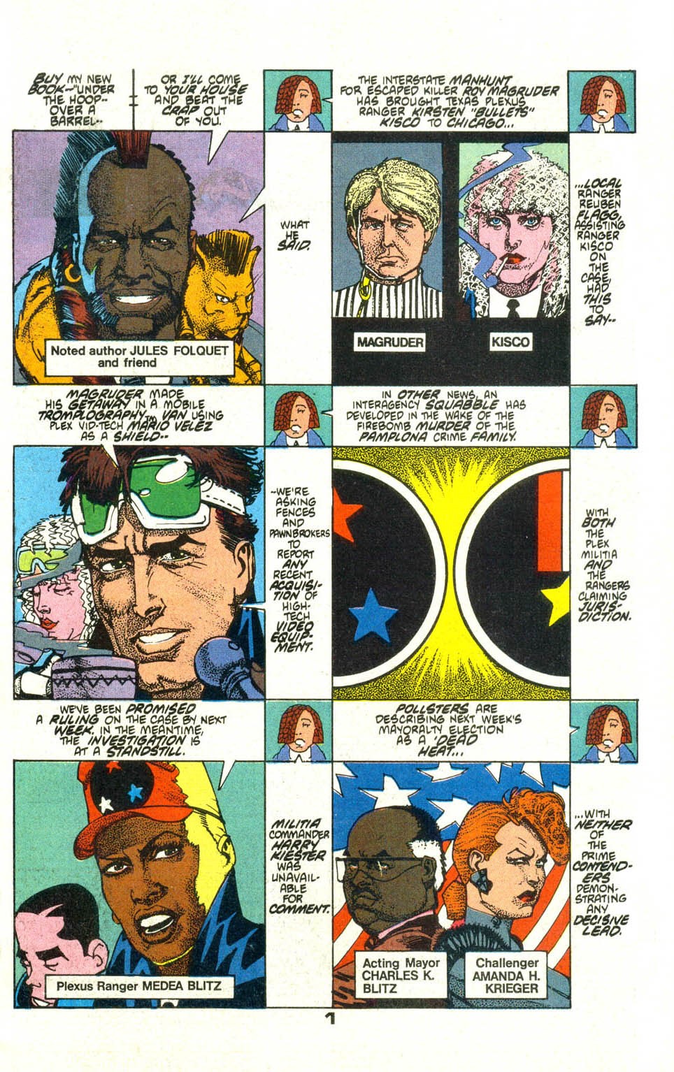 Howard Chaykin - American Flagg! - Red Tape & Blackmail!!