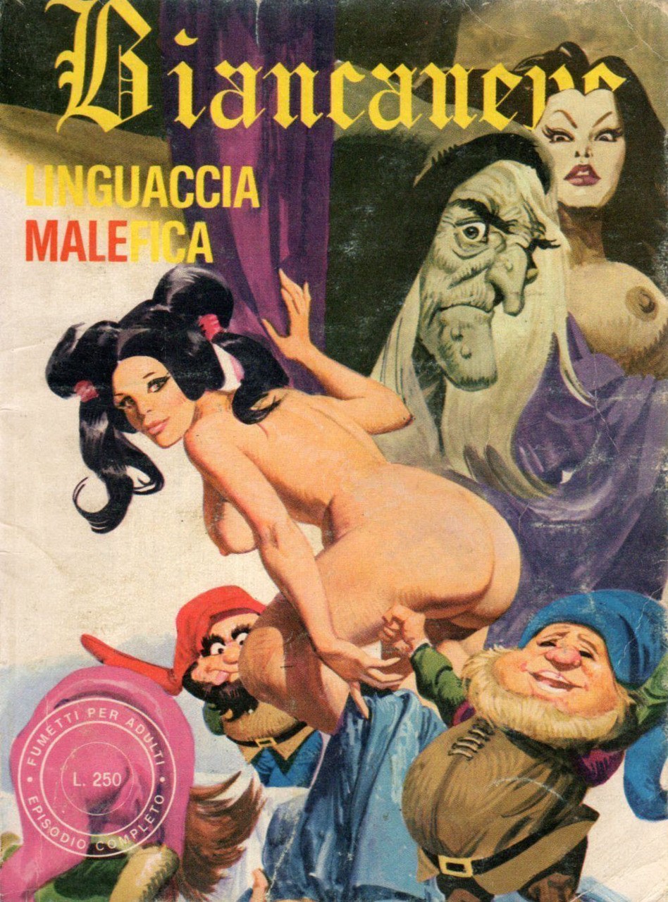 Alessandro Biffignandi - Biancaneve - Linguaccia malefica, matita su cartoncino