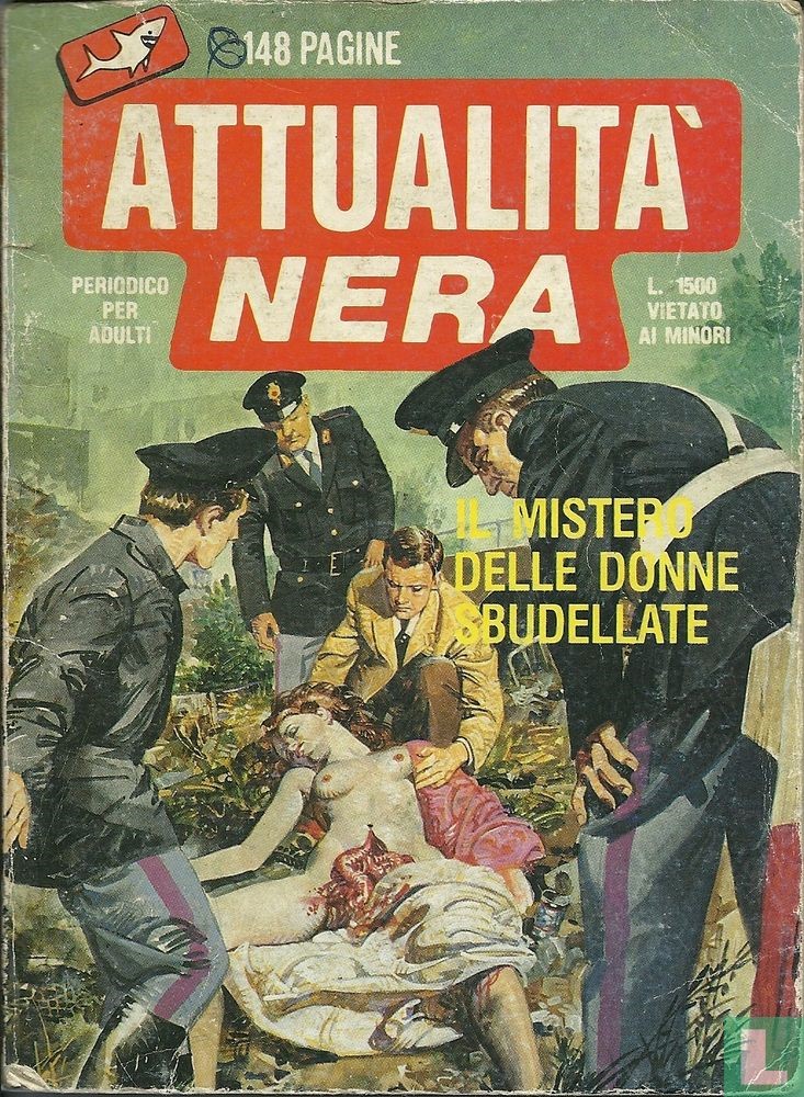 Alessandro Biffignandi - Attualità Nera - Il mistero delle donne sbudellate, tempera su cartone