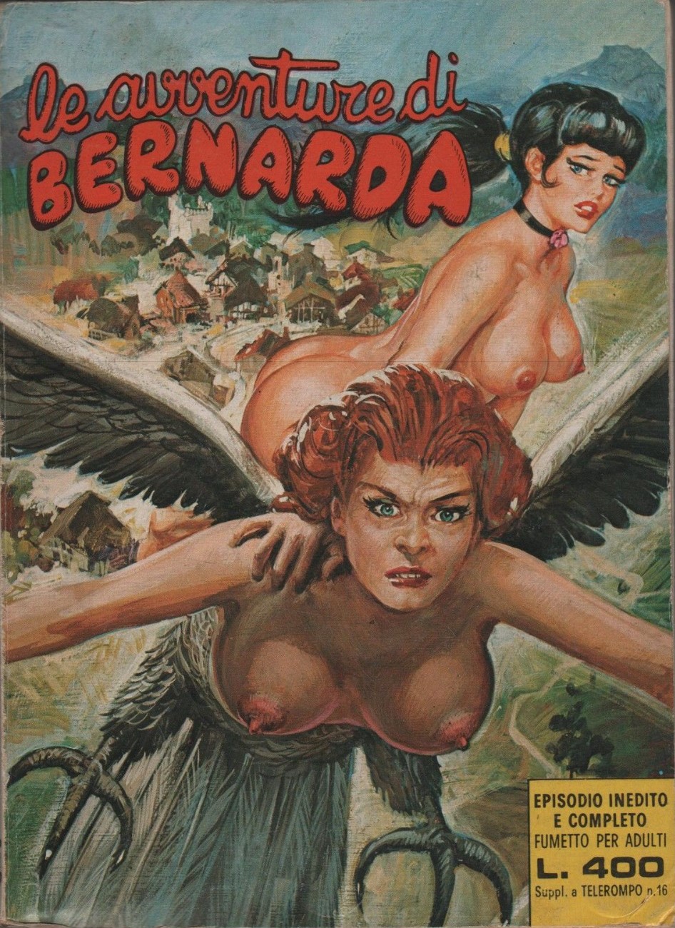 Averardo Ciriello - Super Maghella - Le avventure di Bernarda, tempera su cartone