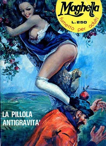 Averardo Ciriello - La pillola antigravità, tempera su cartone