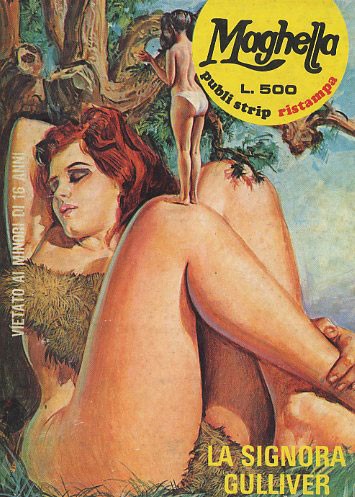 Averardo Ciriello - La signora Culliver - tempera su cartone