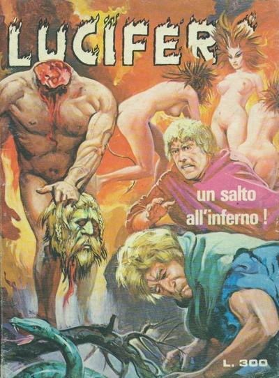 Averardo Ciriello - Lucifera - Un salto all'Inferno!, tempera su cartone