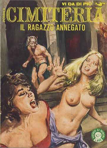 Roberto Molino - Cimiteria - Il ragazzo annegato, tempera su cartone