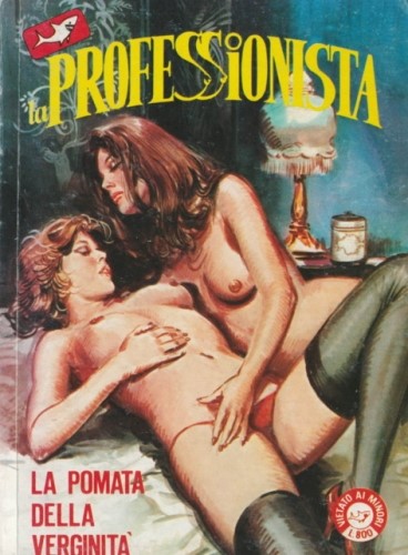 Roberto Molino - La professionista - La pomata della verginità, tempera su cartone