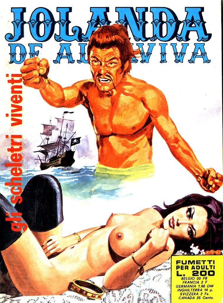 Studio Rosi - Jolanda de Almaviva, Gli scheletri viventi - tempera su cartone (1974)