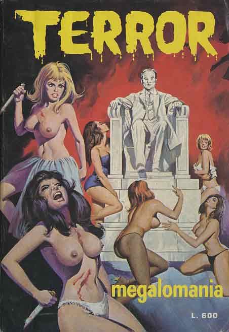 Studio Rosi - Terror - Megalomania, tempera su cartoncino, 30 x 43 cm, 1976