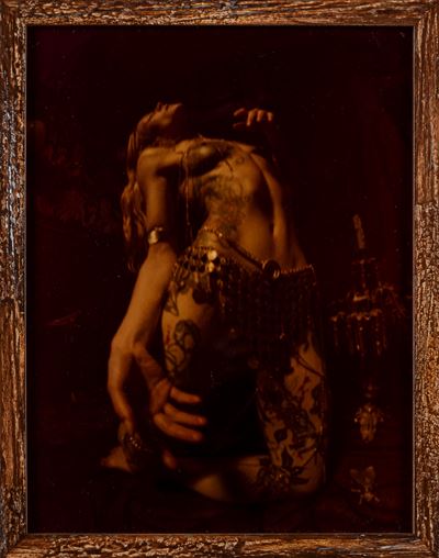 Autore non identificato, Odalisca n. 06 (C-print, 22 x 29 cm, 2021)