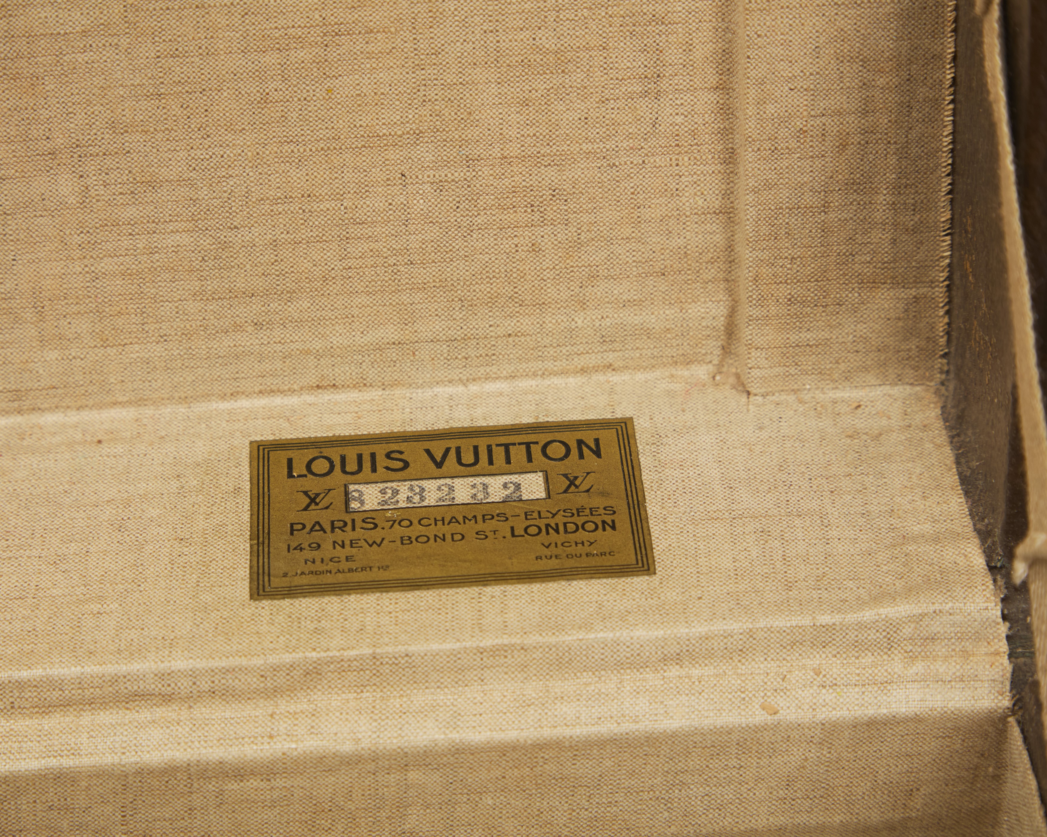 Louis Vuitton - Valigia rigida in tela monogram con maniglia in cuoio