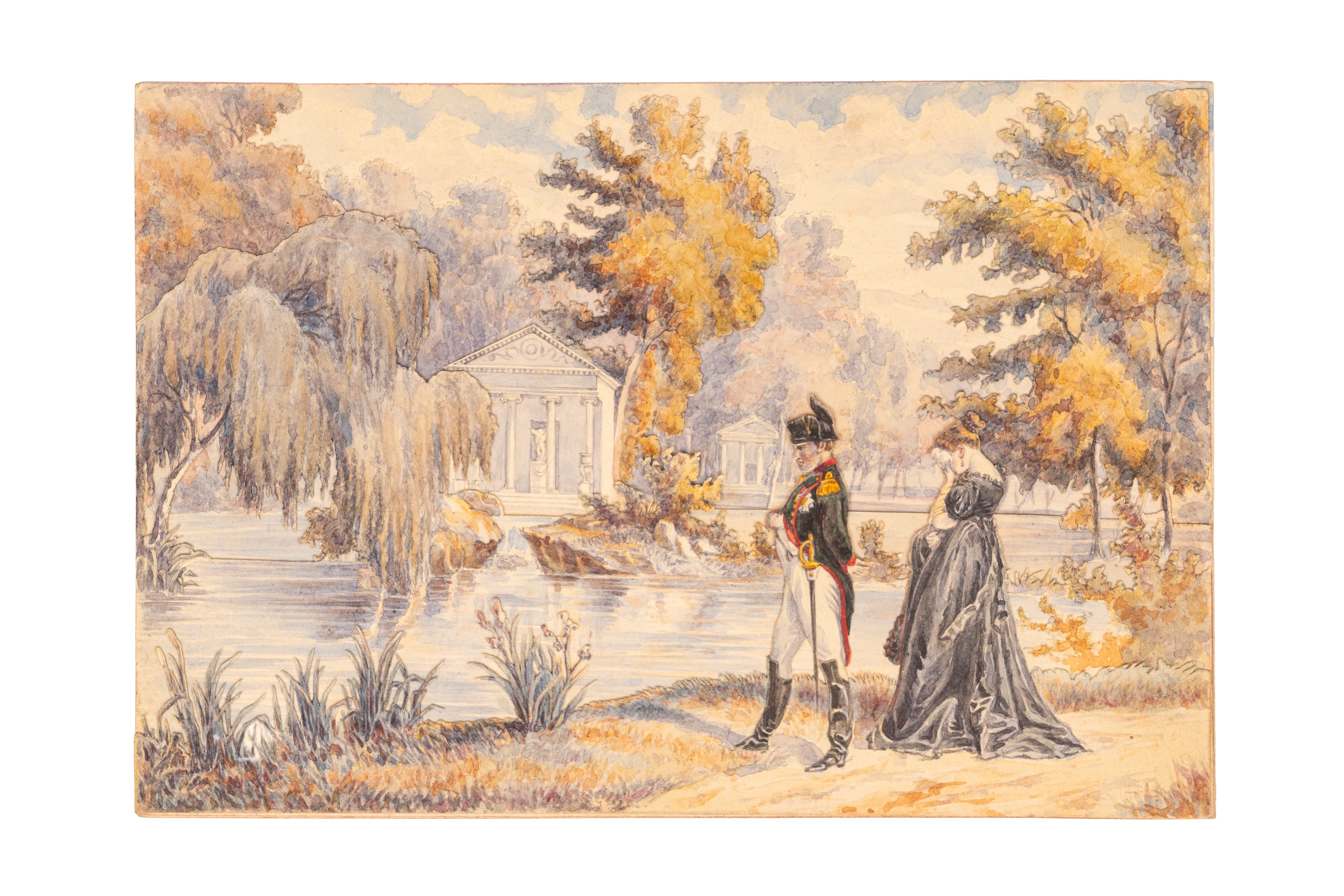 Napoleone Bonaparte - Diorami Napoleonici, acquarelli su cartoncino