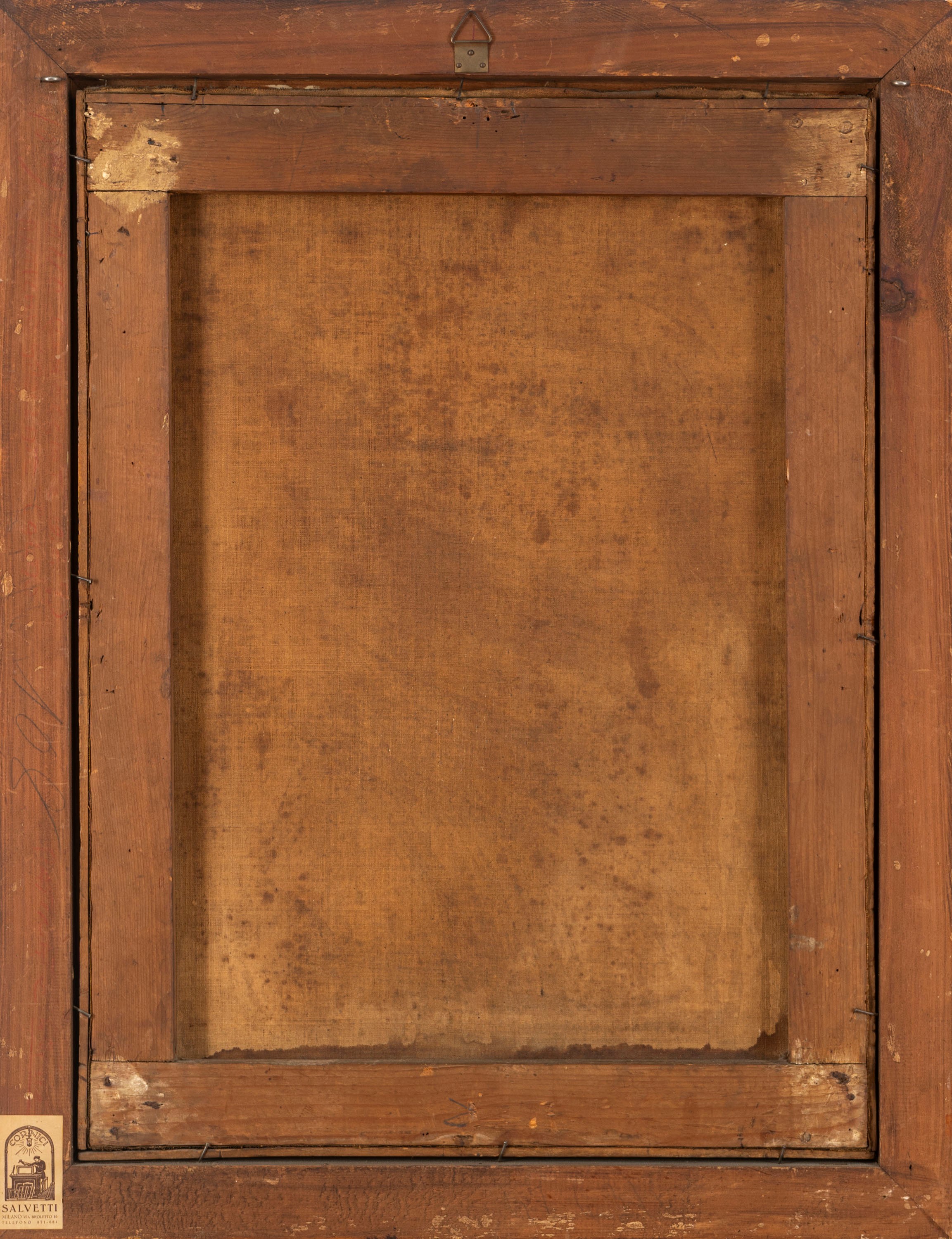 Scuola Lombarda, Secolo XVIII - Antonio Cifrondi, Vecchio con bastone, olio su tela
