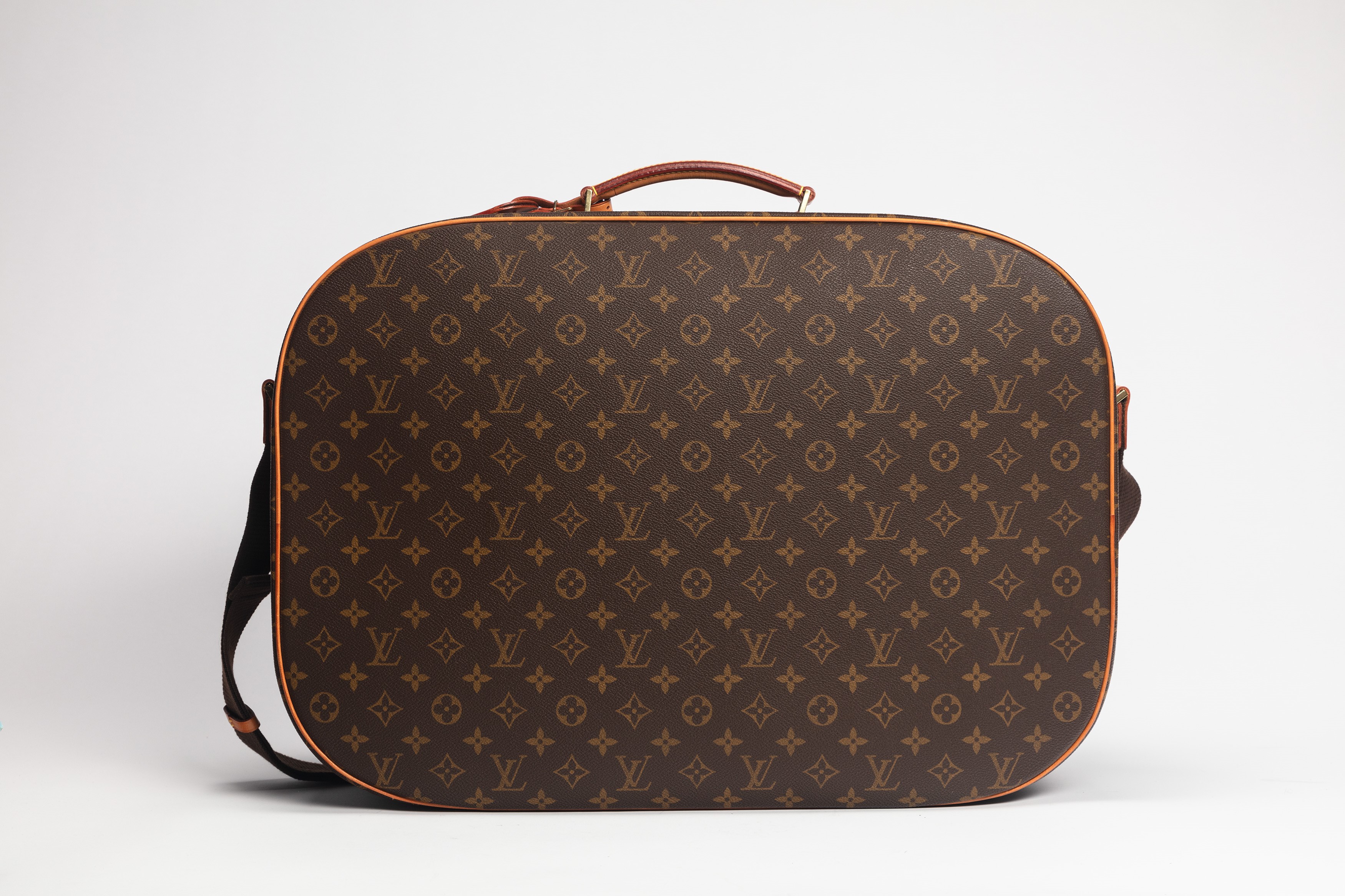 Louis Vuitton - Valigia semirigida in tela monogram con interno in tessuto, 2000
