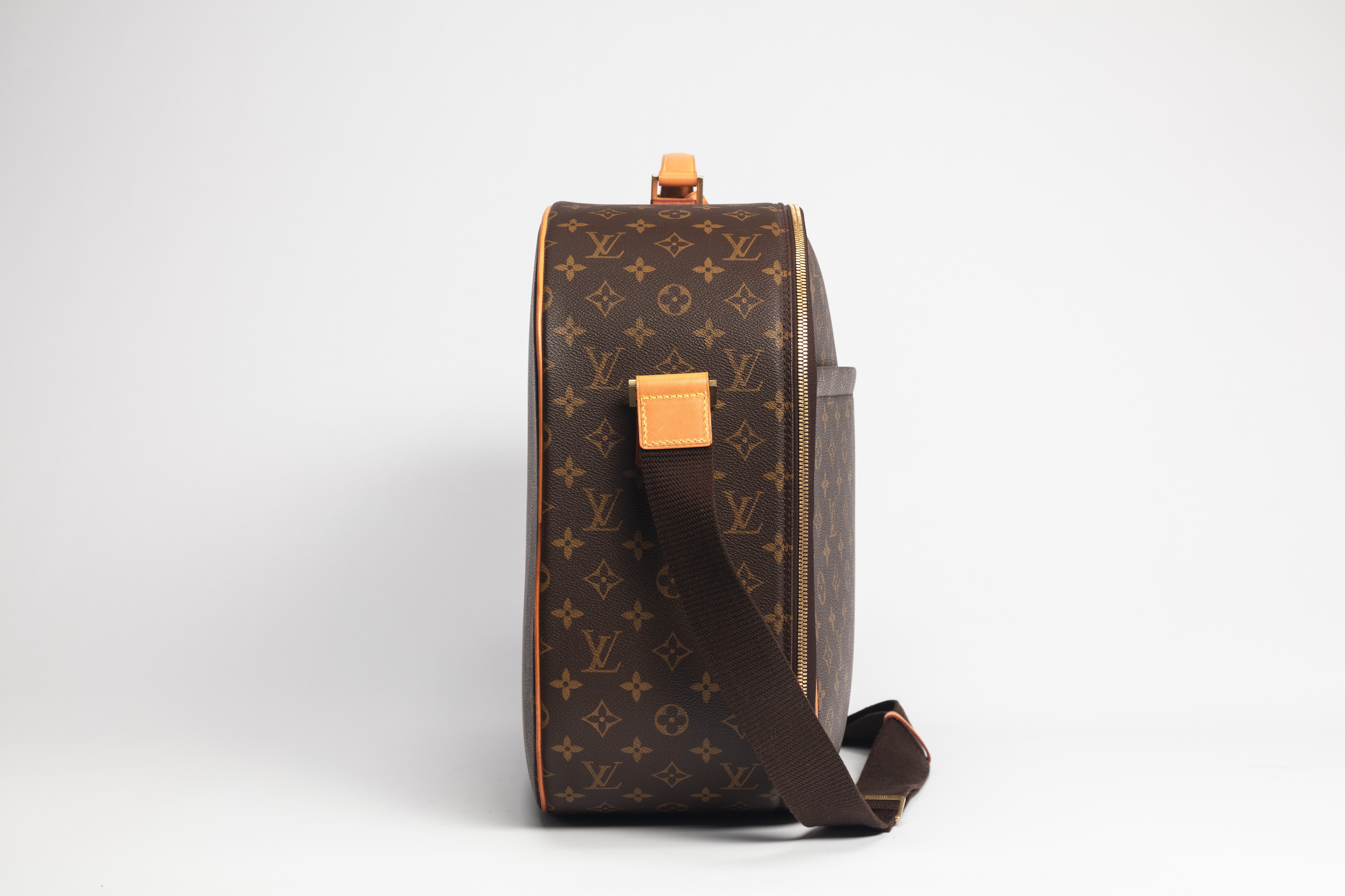 Louis Vuitton - Valigia semirigida in tela monogram con interno in tessuto, 2000
