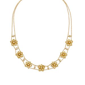 Collana con diamanti