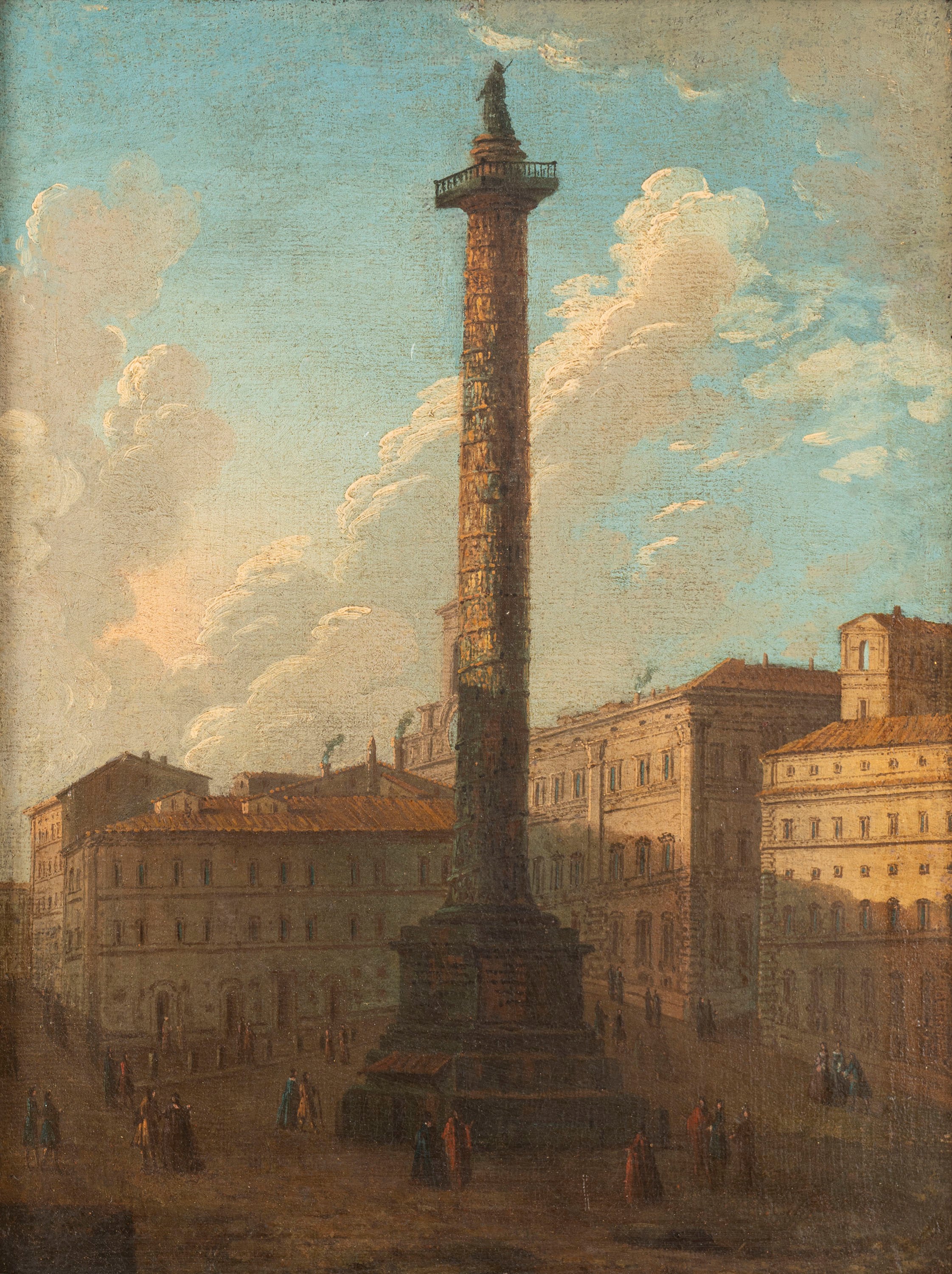 La Colonna Traiana; e la Colonna Antonina