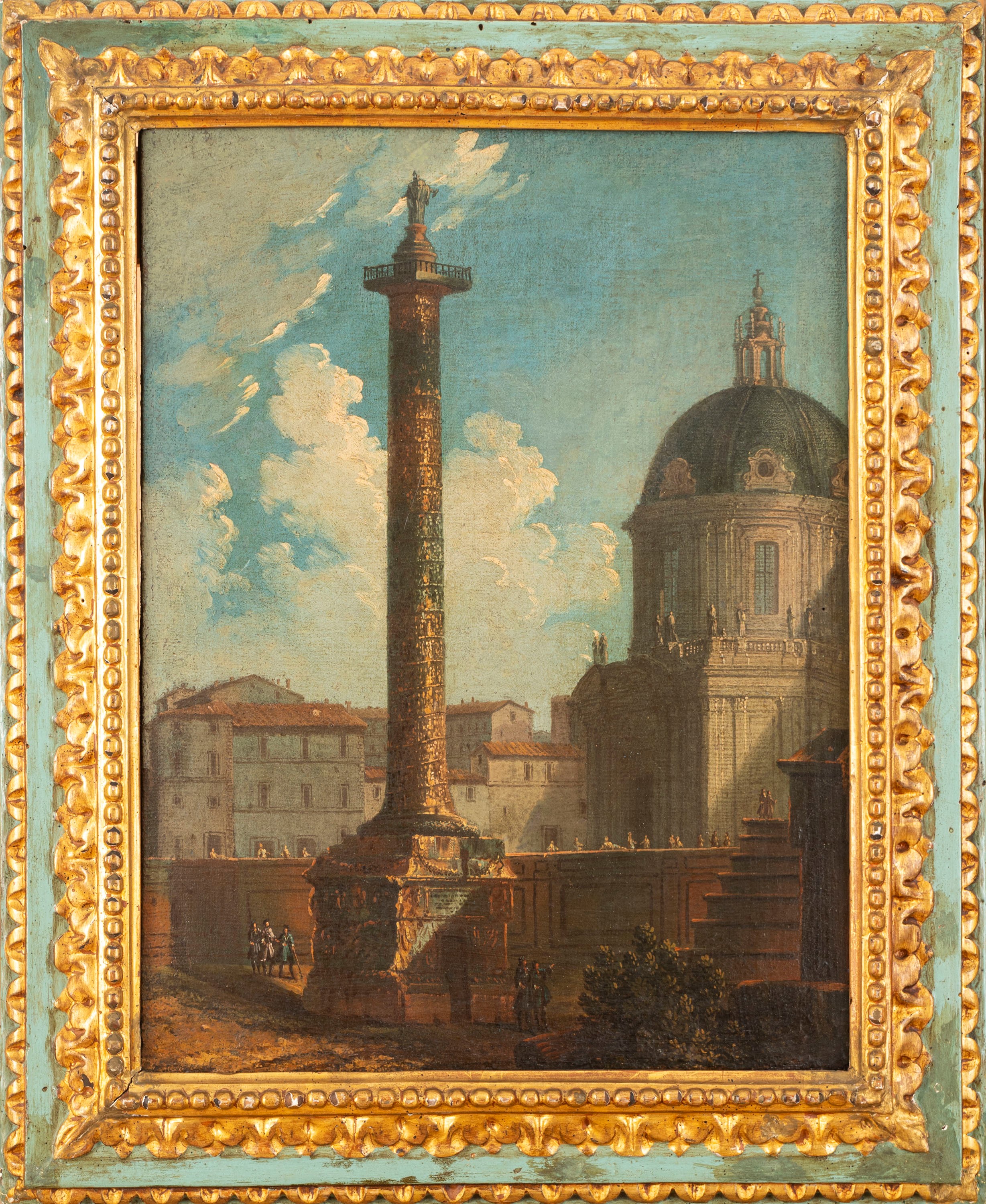 La Colonna Traiana; e la Colonna Antonina