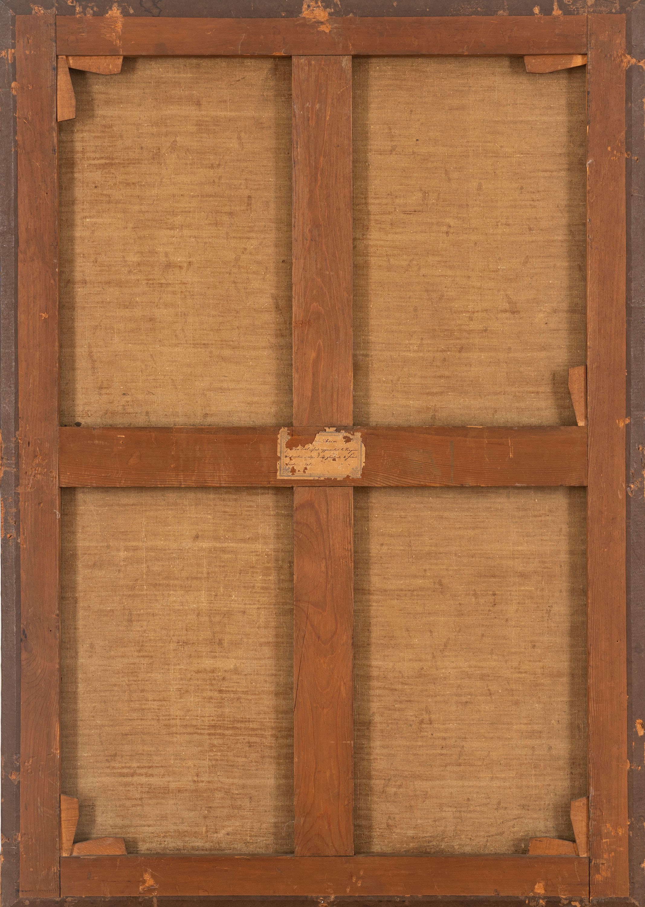 Madonna con Bambino en grisaille, entro ghirlanda di fiori