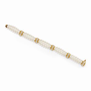 Bracciale in oro bicolore 18K