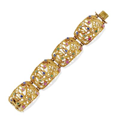 Bracciale con Pietre di Colore