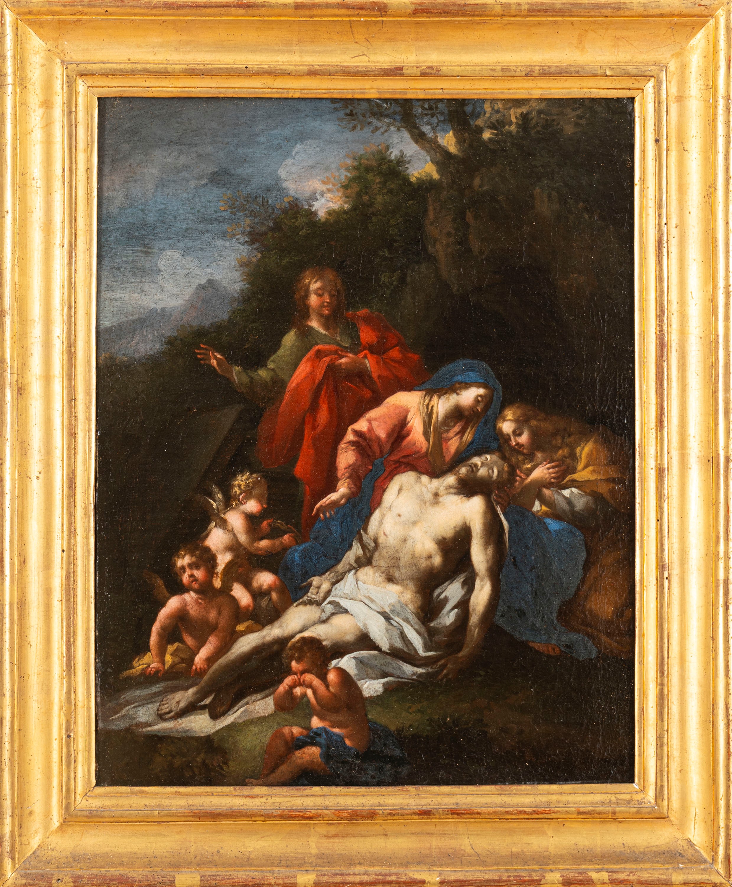 Michele Rocca - Compianto di Cristo, olio su tela