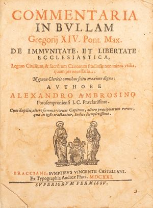 Commentary in Bullam Gregorij XIV Pont. Max.