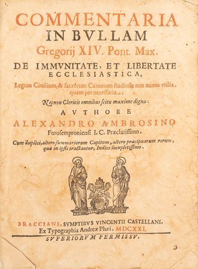 Commentaria in Bullam Gregorij XIV Pont. Max.
