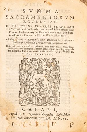 Summa sacramentorum Ecclesiae. Ex dottrina fratris Francisci.
