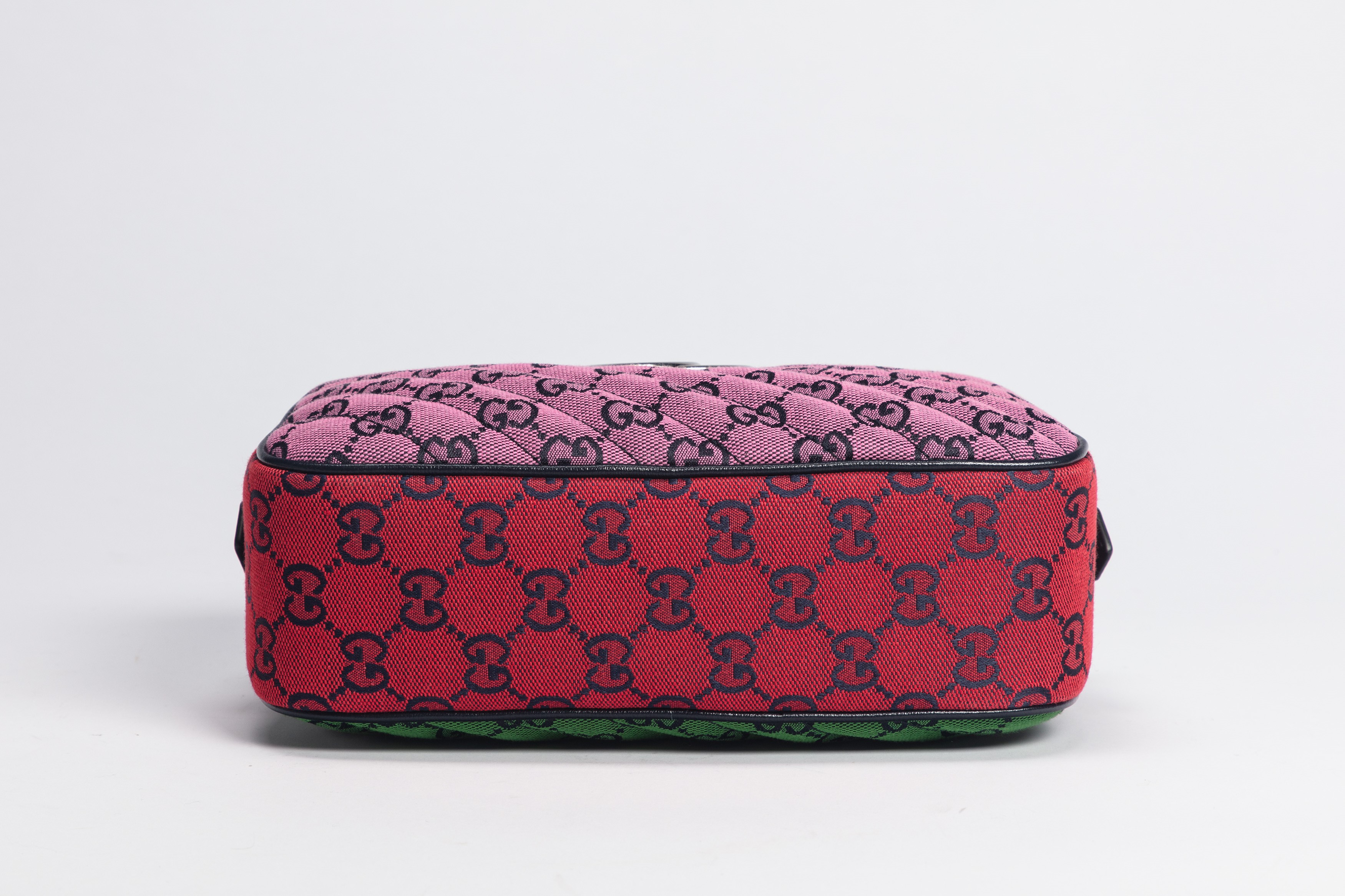 Gucci - Borsa Marmont, in tela logata multicolor con tracolla regolabile