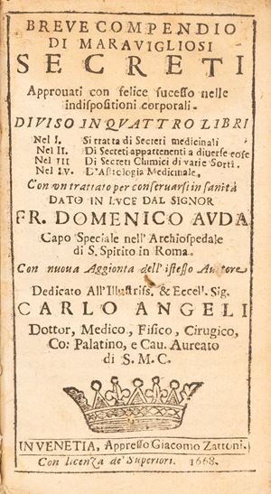 A Brief Compendium of Marvelous Secrets Approved with Happy Success in Corporal Indispositions