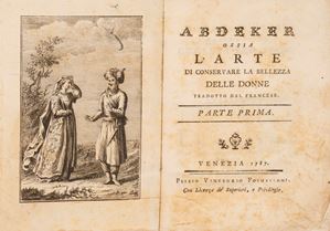  - Abdker ossia l'arte di conservare la bellezza delle donne