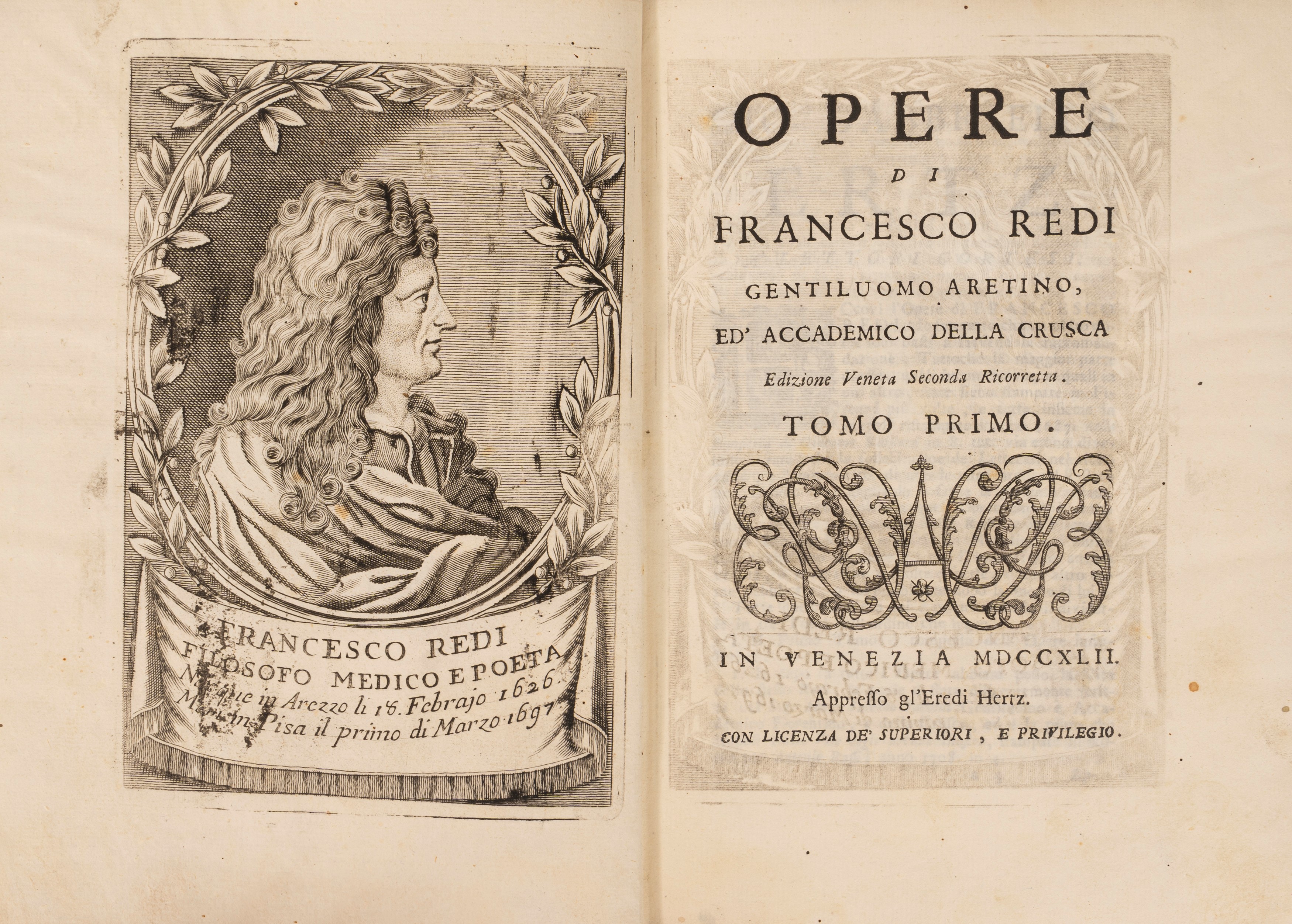 Francesco Redi - Opere