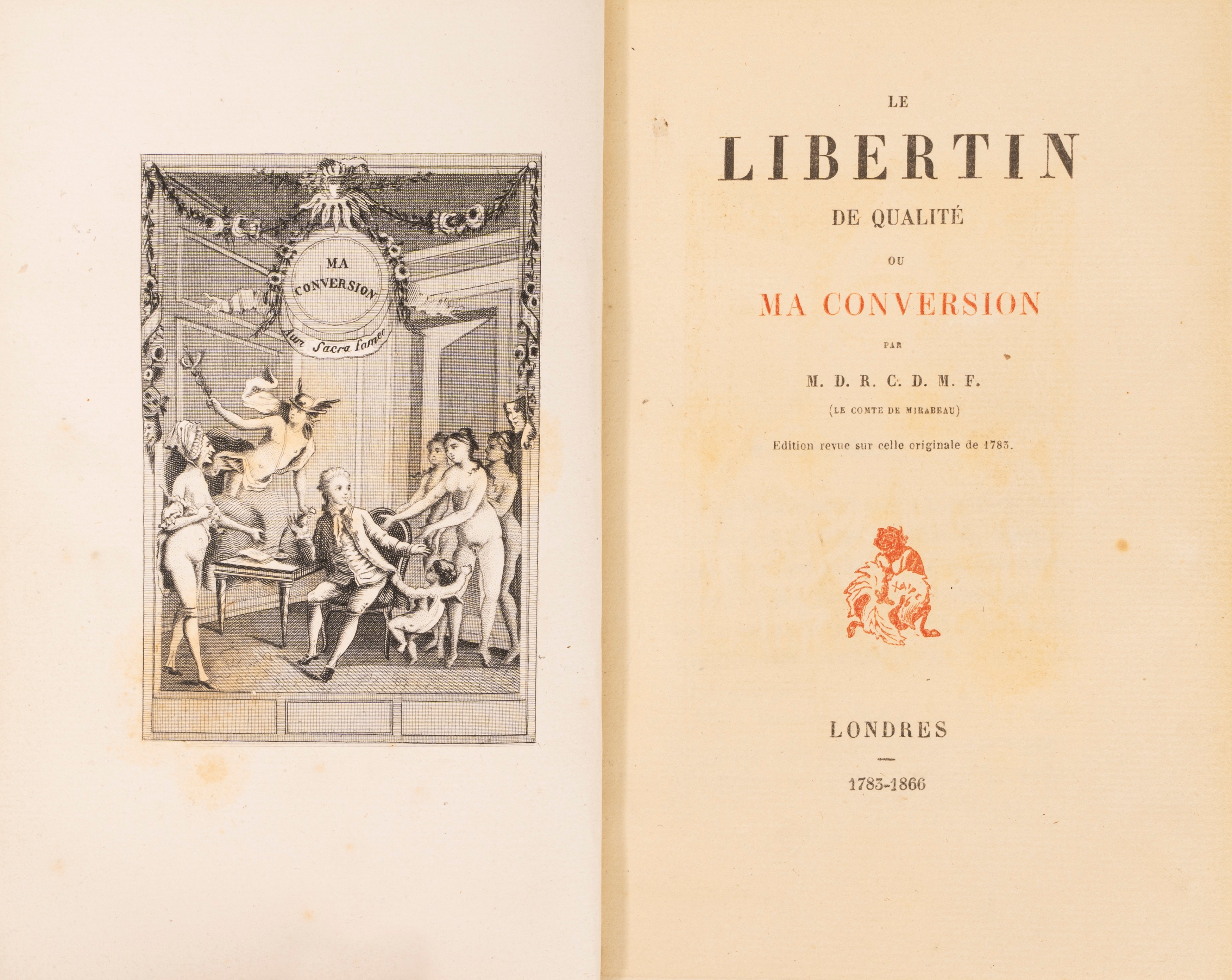 Alfred Delvau, Comte De, Mirabeau, Gabriel Honoré Riquetti - Dictionnaire Érotique Moderne Par un...