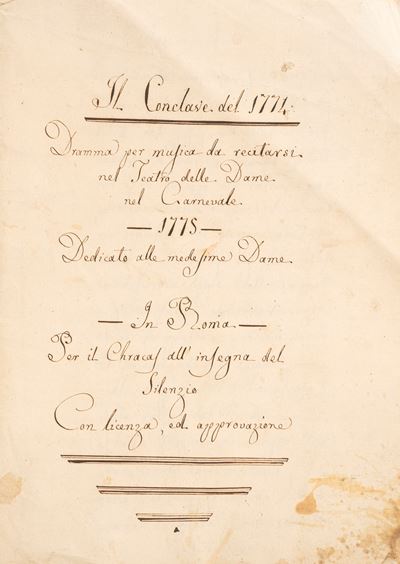 Il Conclave del 1774