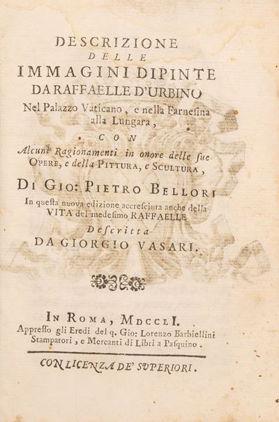 Descrizioni delle Immagini Dipinte da Raffaelle D'urbino