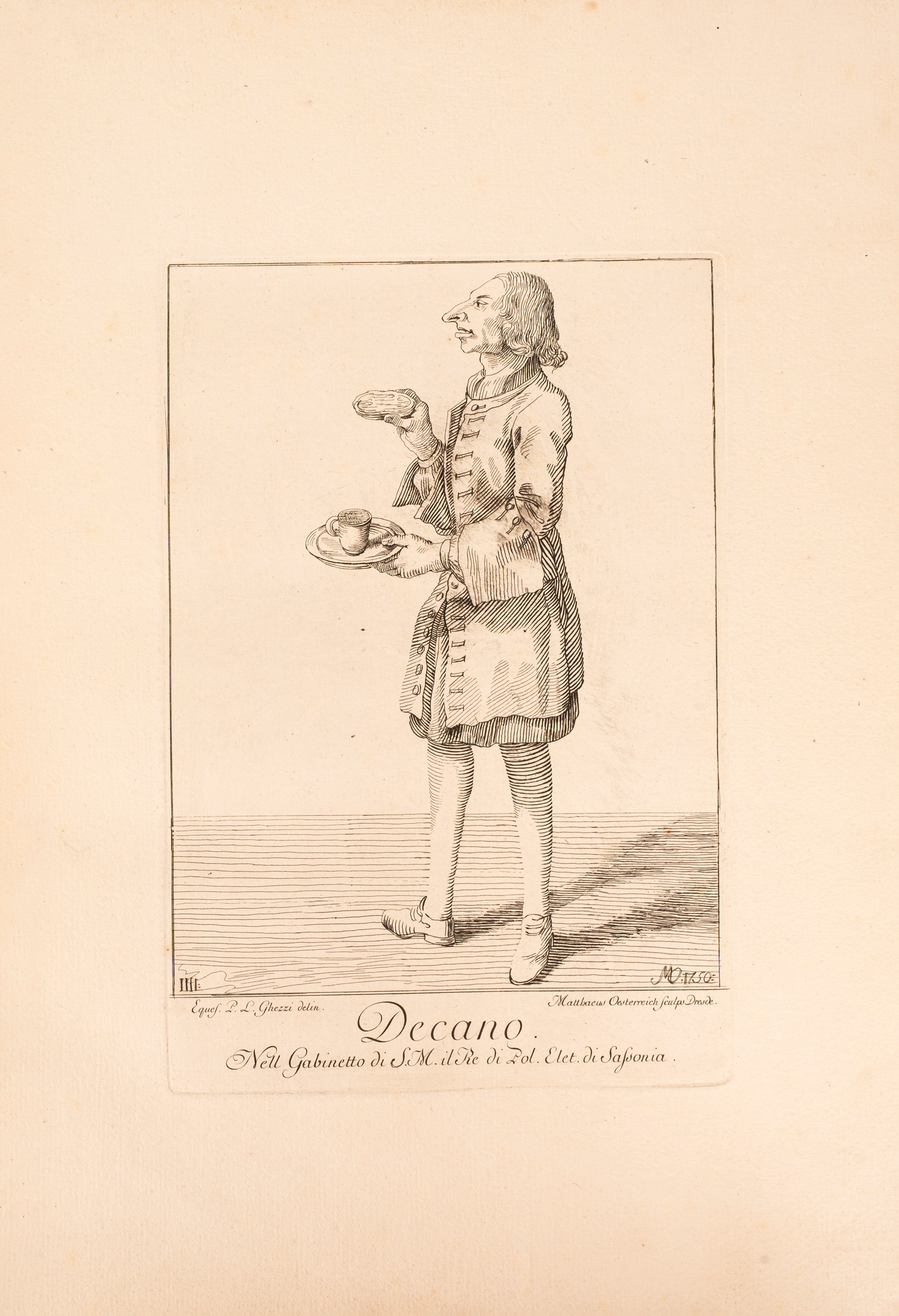Raccolta di XXIV Caricature Disegnate dalla Penna Dell Celebre Cavalliere Pier Leon Ghezzi