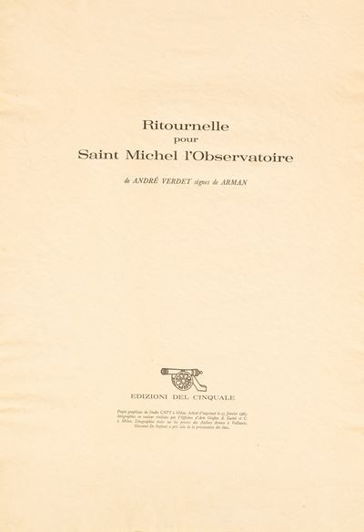 Ritournelle Pour Saint Michel L'observatoire