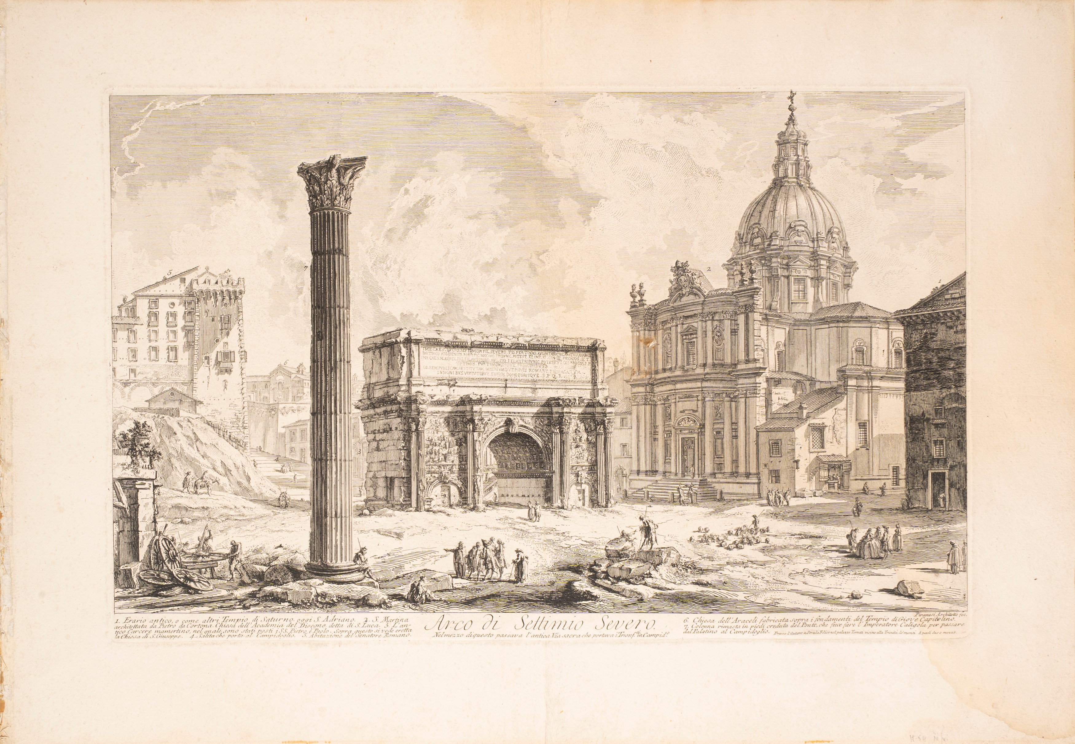 Giovanni Battista Piranesi - Veduta della Piazza di Monte Cavallo