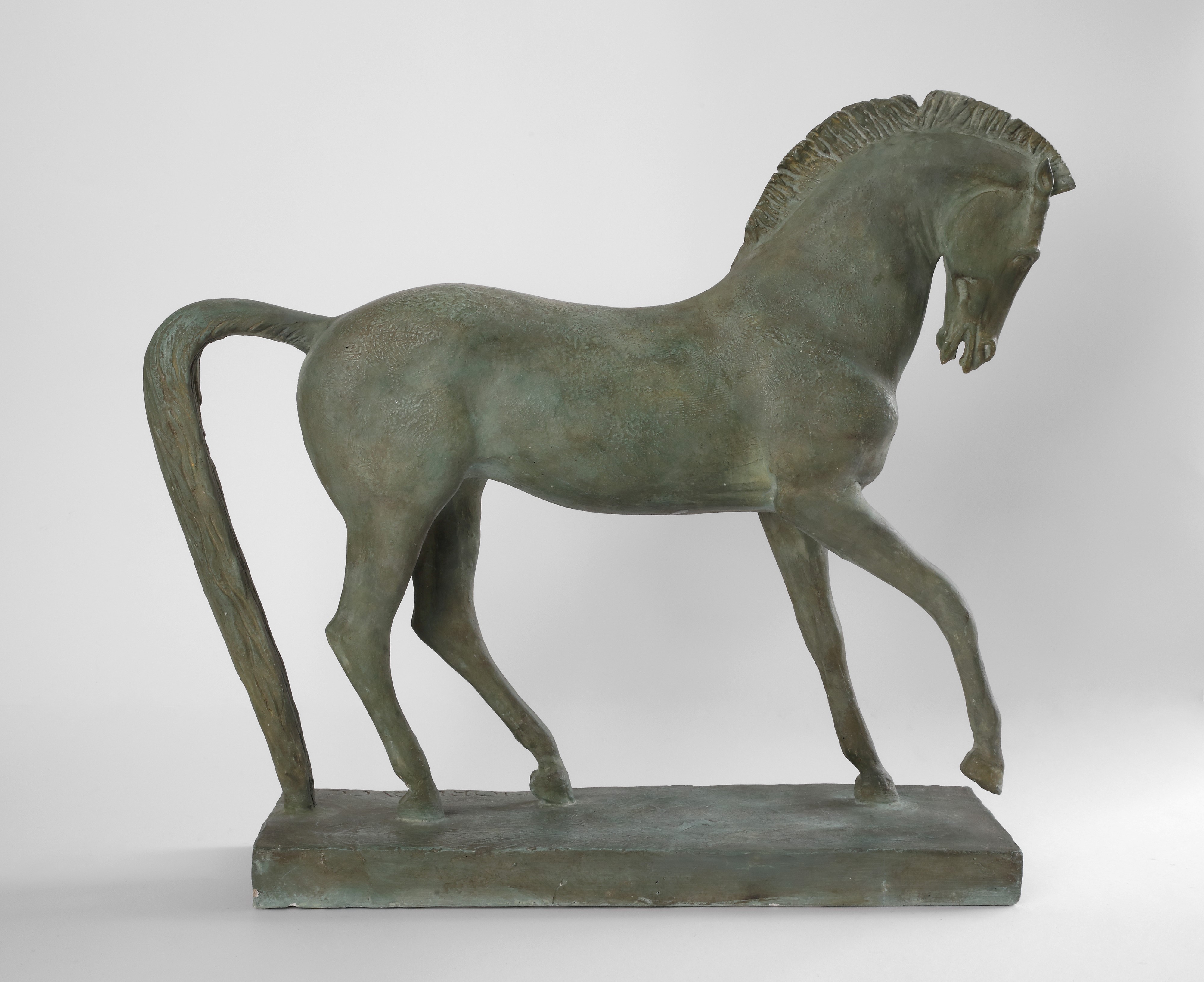 Publio Morbiducci - Cavallo, gesso patinato