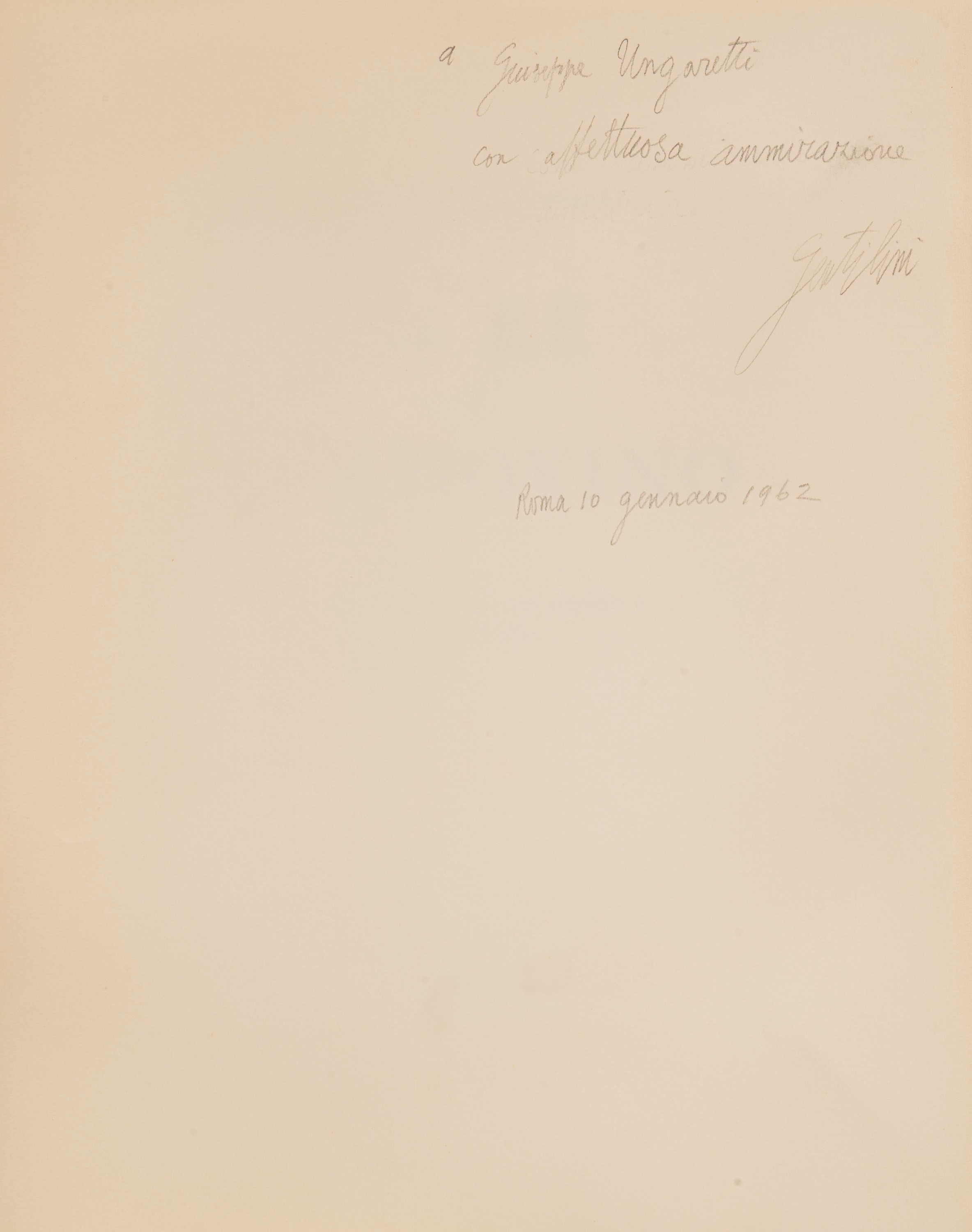 Gentilini, Franco - Sinisgalli, Leonardo - Il Re e L'indovino. una Litografia a Colori e Sei Acqu...
