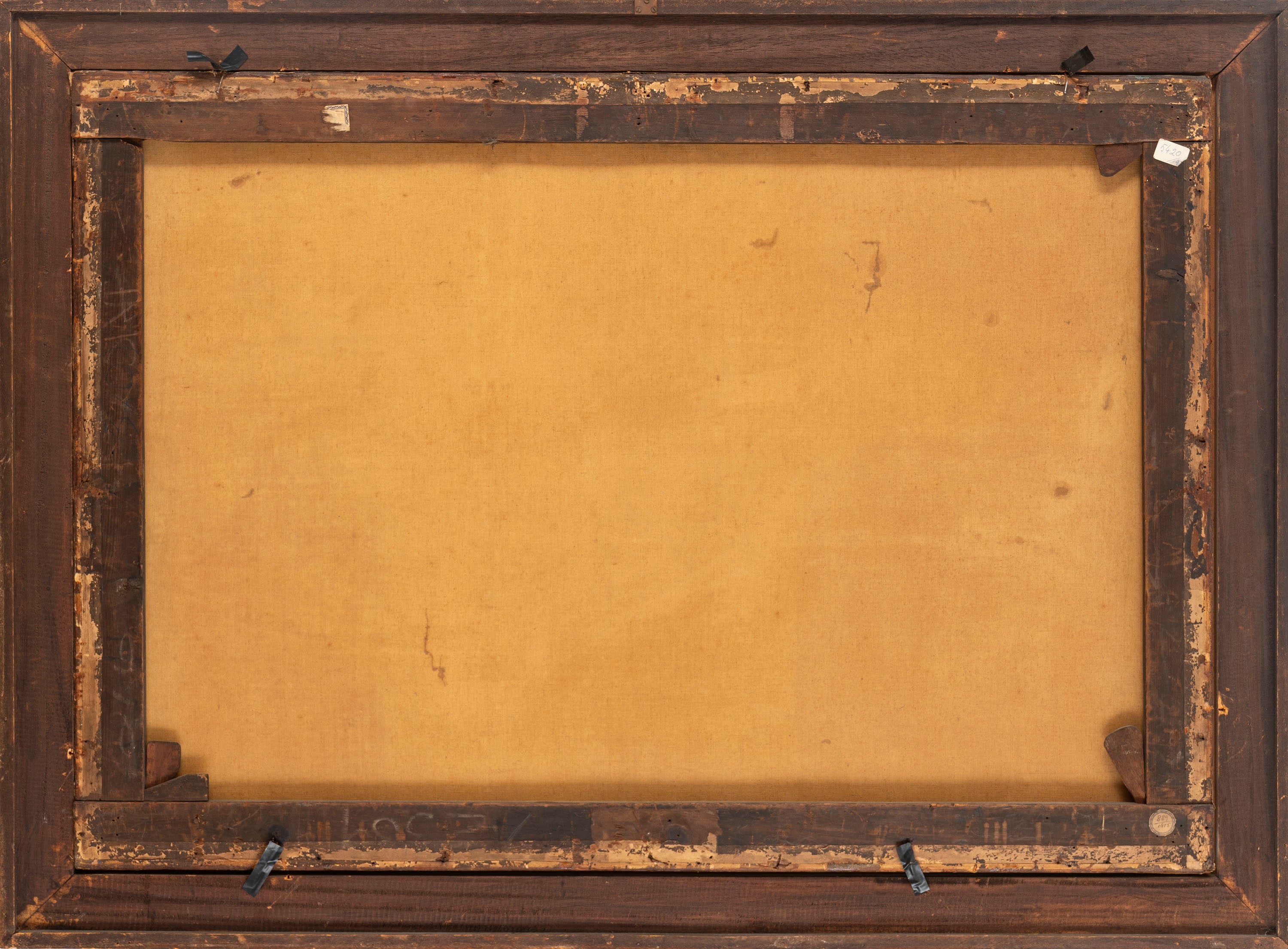 Scuola Fiamminga, Secolo XVIII - Marina con scena di naufragio, olio su tela