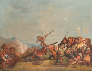 Fight between dwarves and butterflies