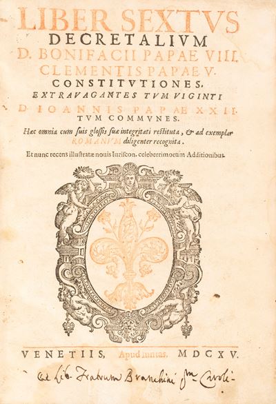 Papa Bonifacio VIII, Liber sextus decretalium (1615)