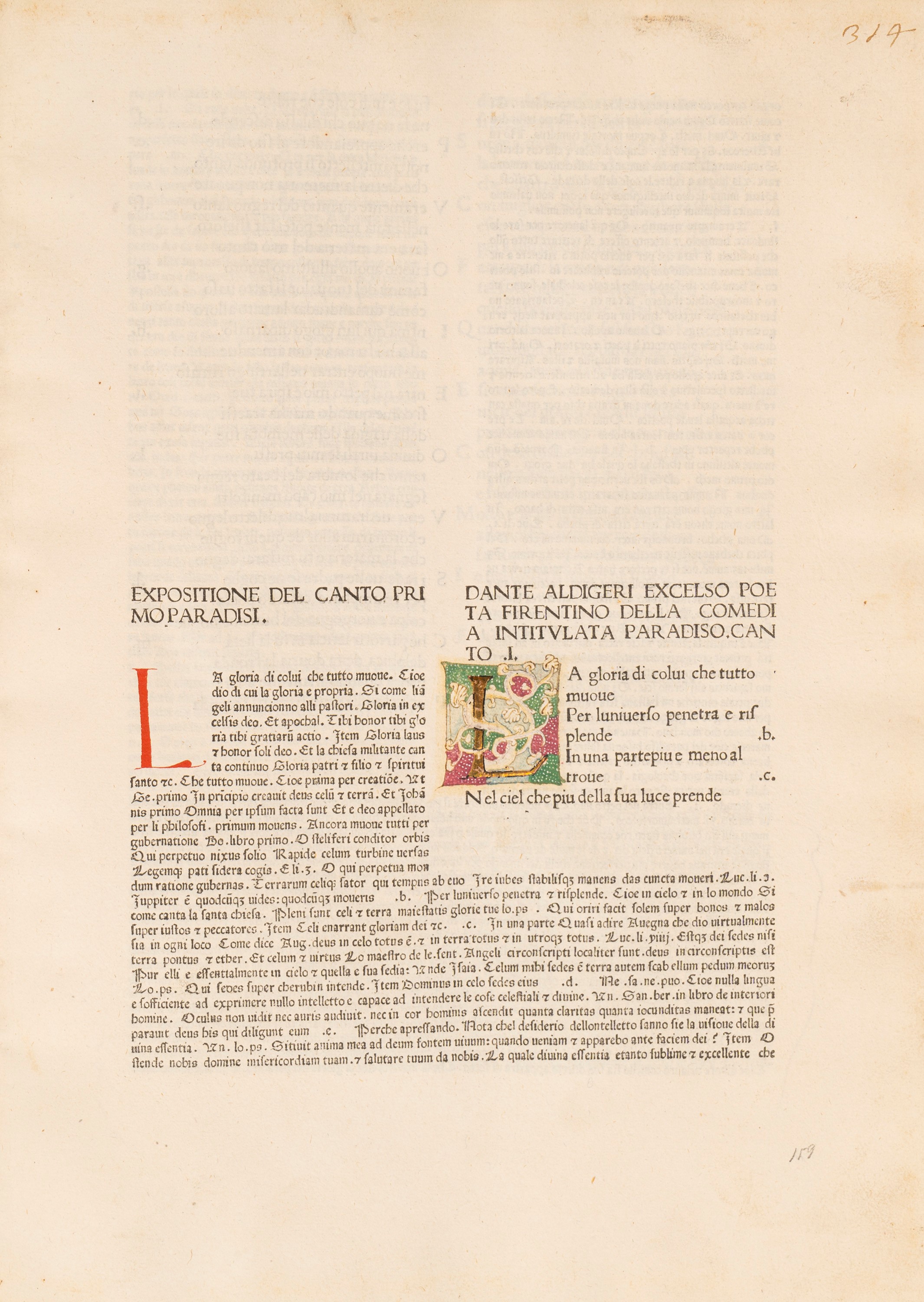Dante Alighieri - La Commedia, [col Commento di Jacopo della Lana e Martino Paolo Nidobeato, Cura...