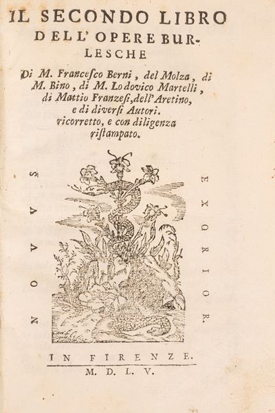 Molza, Il secondo libro dell'opere burlesche (1555)