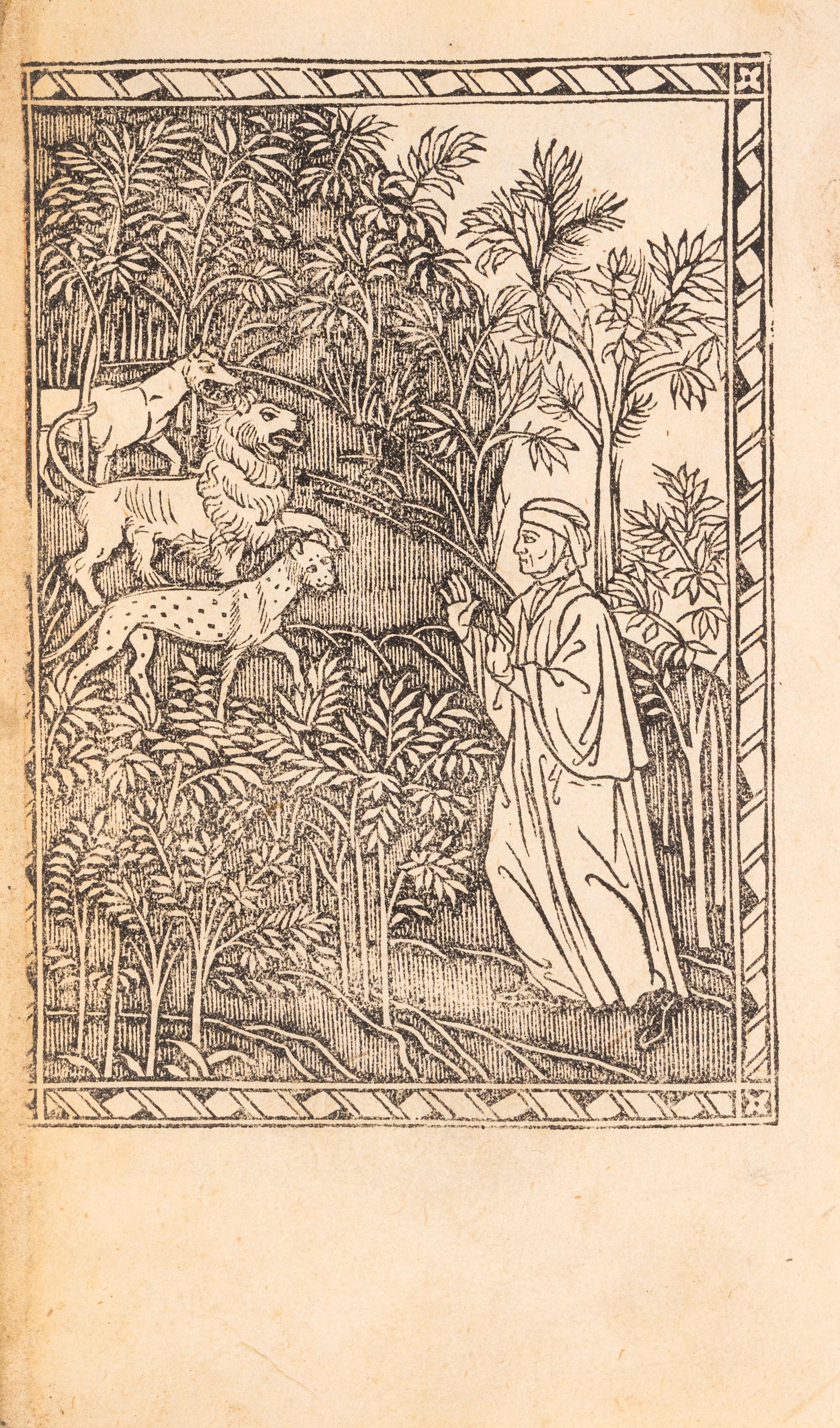 Commedia di Dante insieme con vno dialogo circa el sito forma et misure dello Inferno - Dialogo d...