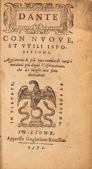 Dante Alighieri - Dante con nuove, et utili ispositioni