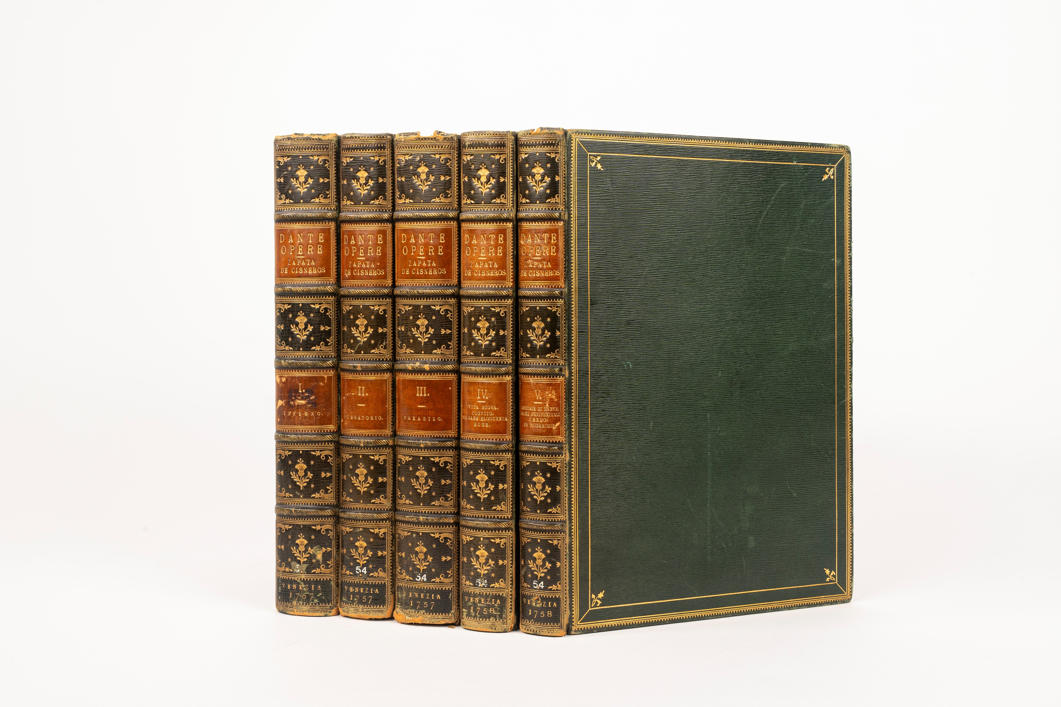 Dante Alighieri - La Divina Commedia con annotazioni e illustrazioni, Venezia, 1757