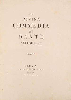 La Divina commedia di Dante Allighieri