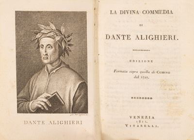 La Divina Commedia di Dante Alighieri. Edizione Formata Sopra Quella di Comino del 1727