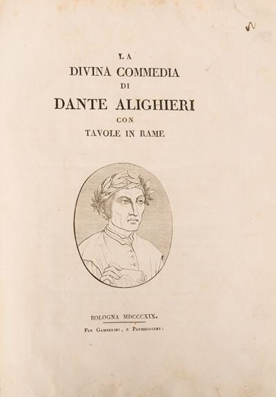 La Divina Commedia di Dante Alighieri con Tavole in Rame
